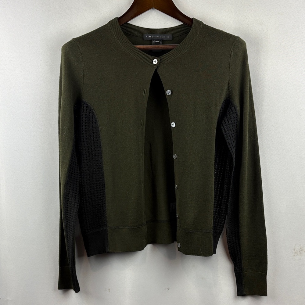 Marc By Marc Jacobs Olive Knit Sweater